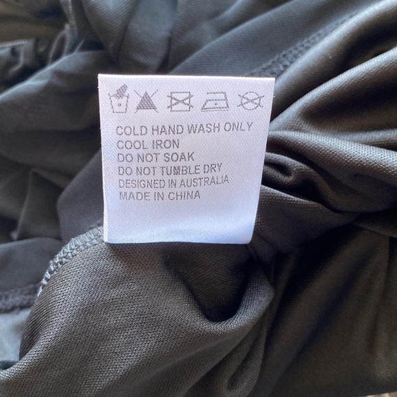 NWOT Princess Polly JOCASTA MINI Ribbed One Shoulder Black Dress - Picture 11 of 16